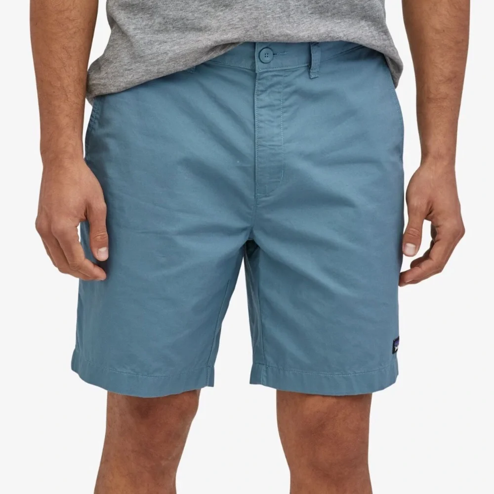 Patagonia Organic Cotton Hemp Lightweight All-Wear Shorts Blue 8” Casual-38